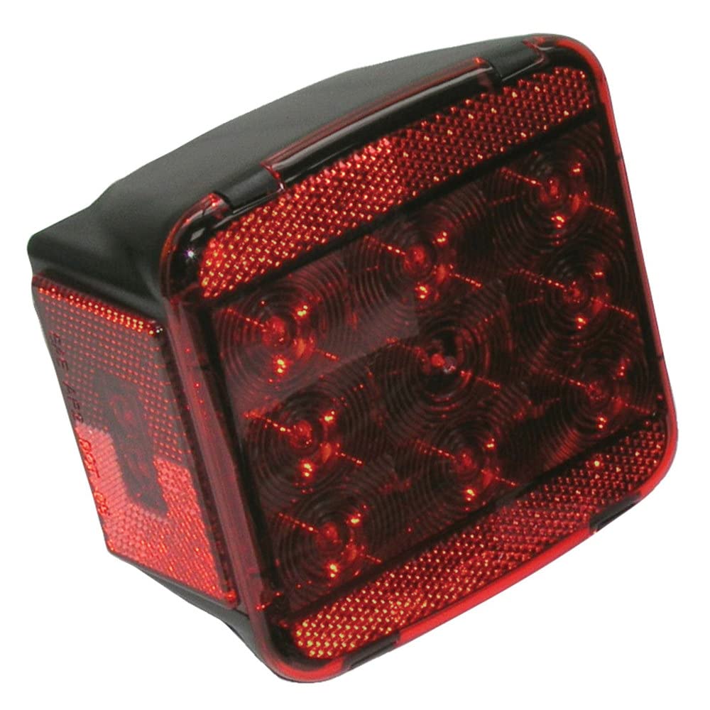Peterson Manufacturing Piranha Square Led Stop/Turn/Tail Trailer Light - 4.76In., With License Light, Model# V840L